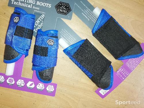 Equitation - ensemble guetres cross QHP couleur bleu cobalt - photo 5