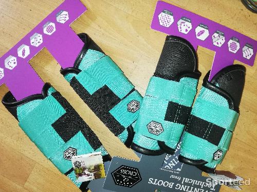 Equitation - ensemble guetres cross QHP couleur mint green (vert menthe) - photo 5