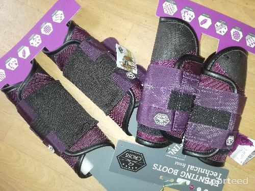 Equitation - ensemble guetres cross QHP couleur purple (violet) - photo 5