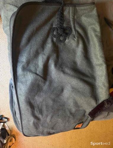 Equitation - Couvre rein paddock laine gris taille cob - photo 4