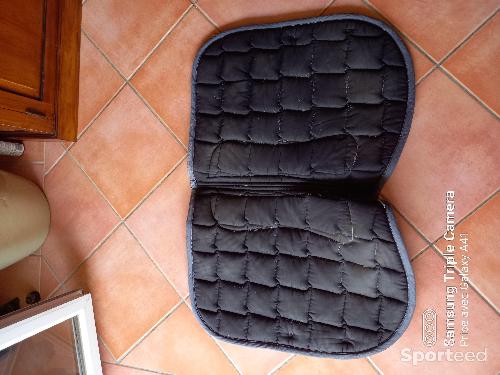 Equitation - Tapis cheval amortisseur noir Fouganza  - photo 3