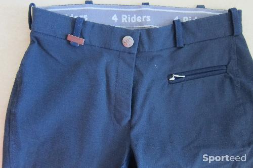 Equitation - Pantalon équitation coloris bleu ETAT NEUF - photo 6