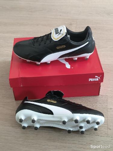 Football - Chaussures crampons Puma king noir neuves taille 41  - photo 6