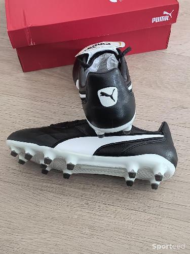 Football - Chaussures crampons Puma king noir neuves taille 41  - photo 6