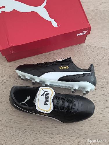 Football - Chaussures crampons Puma king noir neuves taille 41  - photo 6
