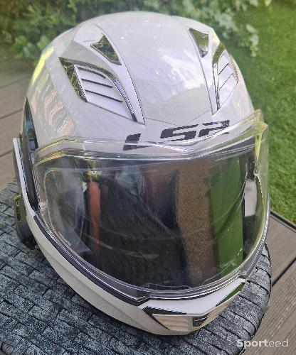 Moto route - Casque moto modulable LS2 + Visière neuve +Intercom Sena.  - photo 6