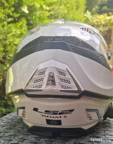 Moto route - Casque moto modulable LS2 + Visière neuve +Intercom Sena.  - photo 6