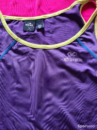 Sportswear - Lot de deux tops Eider T42 mauve/fuchsia  - photo 6