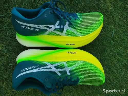 Course à pied route - Asics metaspeed sky carbone pointure 44 - photo 6
