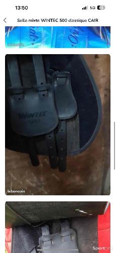 Equitation - Selle wintec 17,5 pouce  - photo 6