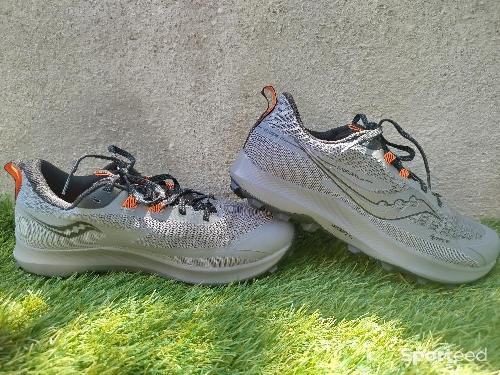 Course à pied trail - Saucony peregrine trail 13 GTX gore-tex  - photo 6