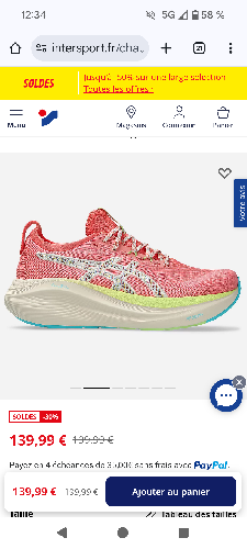 Course à pied route - Chaussures Asics TR nimbus gel 27 TR - photo 4