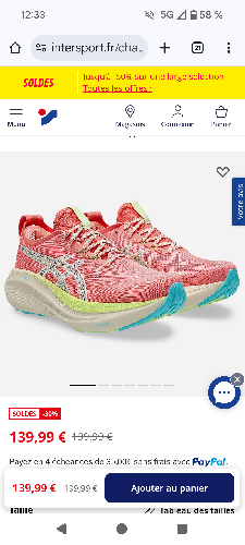 Course à pied route - Chaussures Asics TR nimbus gel 27 TR - photo 4