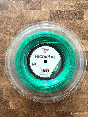Squash - Bobine neuve cordage squash Tecnifibre 305 vert Green 1.20 - photo 3