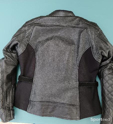 Moto route - Blouson moto cuir DMP taille 40 - photo 5