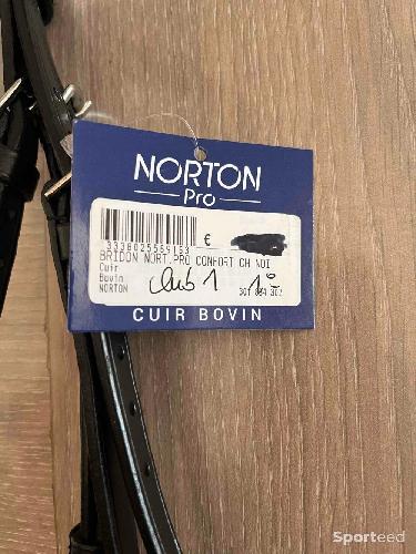 Equitation - Bridon filet Norton PRO CONFORT cheval neuf - photo 6