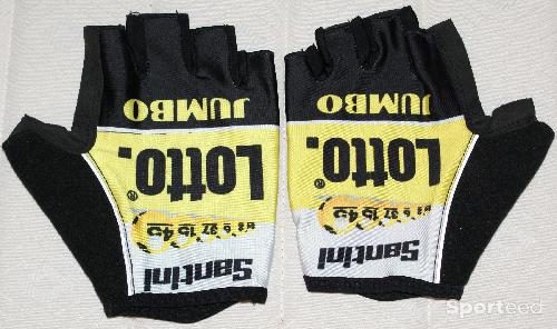 Vélo BMX freestyle / race - Gants courts vélo été - team' lotto jumbo' - taille xl - jaune/noir - photo 4