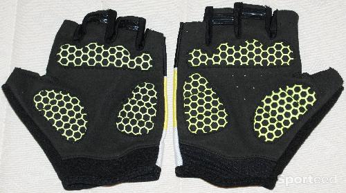 Vélo BMX freestyle / race - Gants courts vélo été - team' lotto jumbo' - taille xl - jaune/noir - photo 4