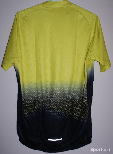 Vélo tout terrain - VTT - Maillot vélo été manches courtes - team 'HUUB' - homme - taille 2xl - jaune/noir - photo 4