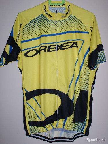 Vélo tout terrain - VTT - Maillot vélo été manches courtes - team 'ORBEA' - homme - taille 2xl - jaune/noir - photo 4