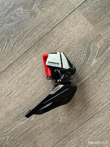 Vélo route - Dérailleur avant SRAM RED AXS | 2x12 vitesses | E1 - noir - photo 4