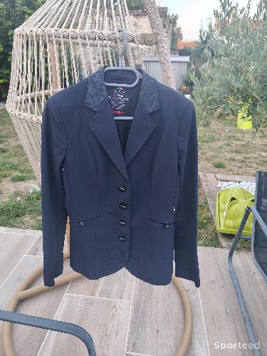 Equitation - Veste de concours femme équiline marine - photo 6