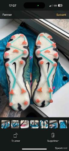 Football - Nike Gripknit Phantom GX Elite Dynamic Fit FG Blast Pack bleu - photo 6