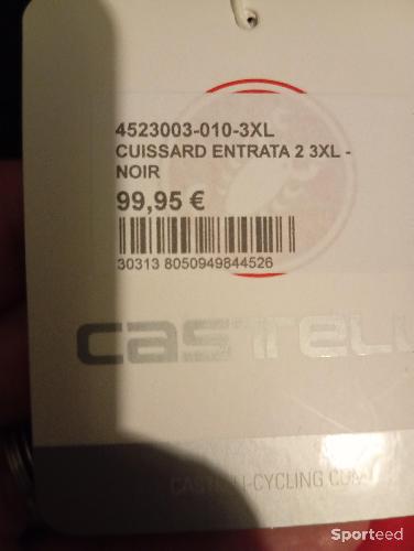 Vélo route - cuissard court CASTELLI neuf  3XL - photo 5