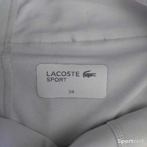 Golf - Jupe de tennis Lacoste Sport blanche – taille 38 (convient 36) - photo 6