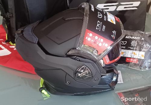 Moto route - Casque modulable  LS2 - Casque FF901 Advant X Solid Noir Mat - photo 6