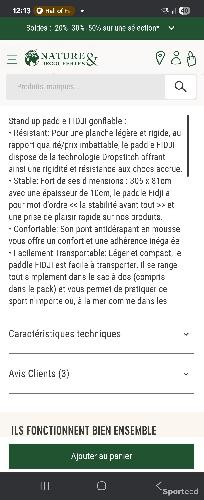 Nautisme - Pack stand up paddle Fidji  - photo 6