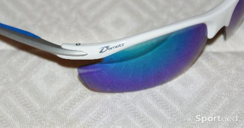 Vélo route - Lunettes de sport - marque 'DEMETZ' - blanches - photo 5