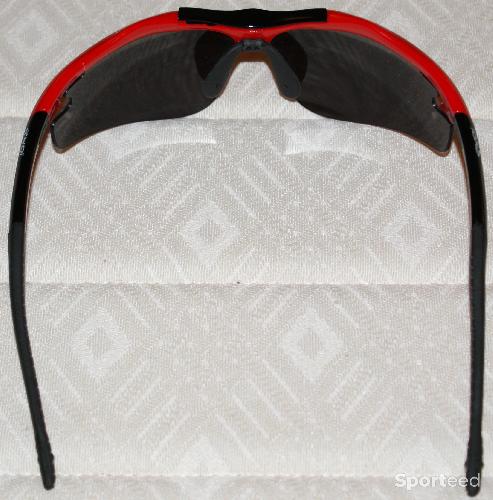 Vélo route - Lunettes de sport - 'EKOI' - rouges et noires - photo 5