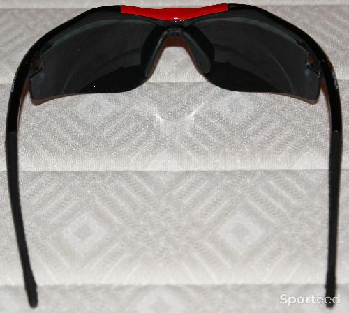Vélo route - Lunettes de sport - 'EKOI' - noires et rouges - photo 5