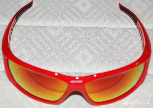 Vélo route - Lunettes de sport - 'EKOI' - rouges - photo 5