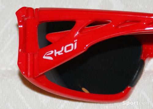 Vélo route - Lunettes de sport - 'EKOI' - rouges - photo 5