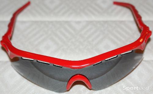 Vélo route - Lunettes de sport - 'EKOI' - modèle 'SUPER CORSA' - rouges - photo 5