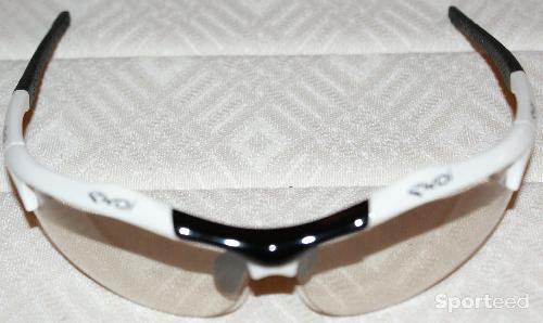 Vélo route - Lunettes de sport - 'EKOI' - blanches/noires - photo 4