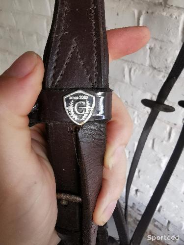 Equitation - Bridon marron strass  - photo 6