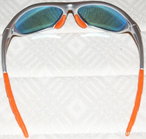 Vélo route - Lunettes de sport - sans marque - grises/oranges - photo 4