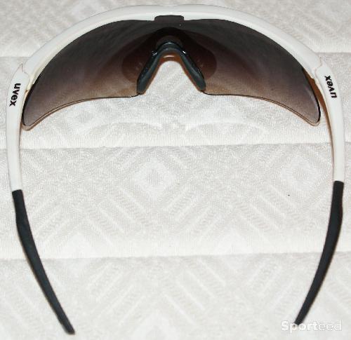 Vélo route - Lunettes de sport - 'UVEX' - blanches/noires - photo 5