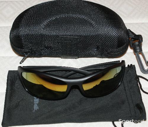Vélo route - Lunettes de sport - 'BOLLE' - modèle 'SPIDER' - noires - photo 5