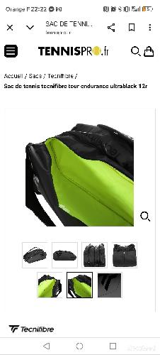 Tennis - Sac de tennis Tecnifibre noir 12 raquettes  - photo 6