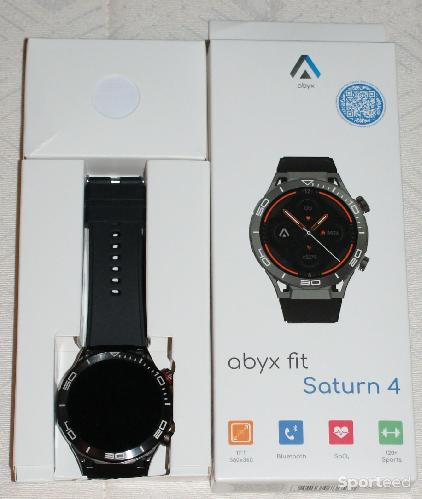 Vélo route - Montre connectée multisports - 'Abyx' - 'Fit Saturn 4'- noire - 48mm - photo 6