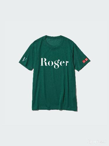 Tee-shirt Federer : 8 Wim green