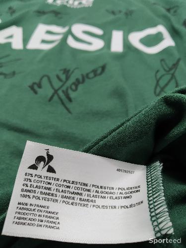 Football - Maillot de Romain Hamouma signé par l'effectif de l'ASSE - photo 6