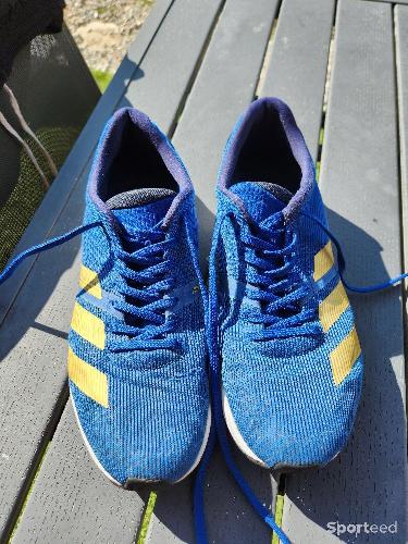 Course à pied route - Adidas Boston 8 Bleu Or, taille 43 1/3 - photo 6