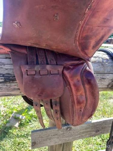 Equitation - Vends selle en cuir mixte 17.5p - photo 6