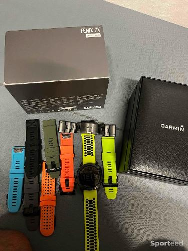 Course à pied trail - Montre Garmin Fénix 7X sapphire solar titane - photo 4