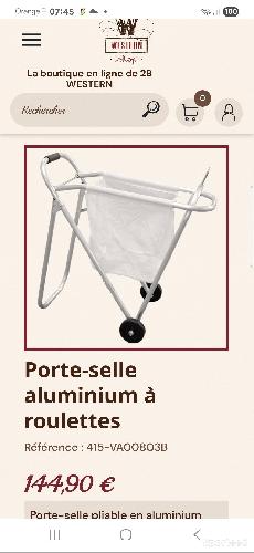 Equitation - Porte selle pliable  - photo 6